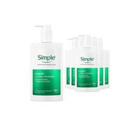 Simple Repairing Cream Cleanser 6x240ml Sensitive in White | Size: 240ml