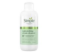 Simple Replenishing Cream Cleanser Face Cleanser Suitable for even the Most Sensitive Skin with 11% Ceramide Boosters and Hyaluronic Acid 230 ml