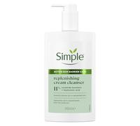 Simple Replenishing Cream Face Cleanser Suitable For Even The Most Sensitive Skin with 11% Ceramide Boosters and Hyaluronic Acid 240 ml