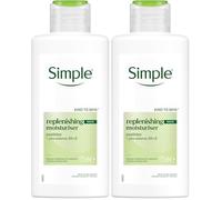 Simple Replenishing Rich Lotion Moisturiser with Pro-Vitamins B5 + E for Nourished, Healthier-Looking Skin 125 ml (Pack of 2)
