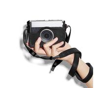 Simple Retro Style Camera Strap, Length Adjustable Leather Universal Camera Neck Shoulder Belt for SLR Camera Camera Bag, Compatible with Most Cameras, Portable Device, 157.5cm (Black)