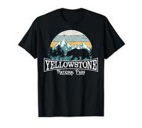 Simple Retro Yellowstone National Park Gift Design T-Shirt