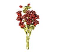 Simple Rose Designs Brooch Perfect for the Fashionable Woman Who Appreciates Subtle Yet Impactful Accessories Lightweight Fashion Pin