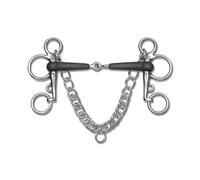 Simple rubber Pelham bit Waldhausen