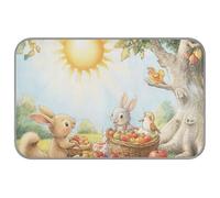 Simple Safari Animals Cartoon Summer self cooling mat for dogs Self Cooling dog mats for floors waterproof for bunny indoors cute mantas frías para perros M