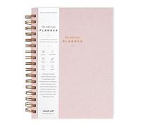 Simple Self The Self-Care Planner by - Best Weekly Life Planner for Wellness, Achieving Goals, Health, Happiness - Productivity, Gratitude, Meals, Fitness - Undated Spiral 12-Month (Blush, Weekly)