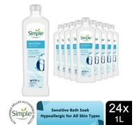 Simple Sensitive Bath Soak 1L - Pack of 24