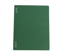Simple Shell No Scratch Loose-Leaf PP Cover A5 Handbook Loose-leaf Core B5 Horizontal Inner Page Removable(PP-B5-d green)