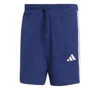 adidas Men's Essential Three Stripes Single Jersey Short 7In Shorts, Dark Blue/White, S