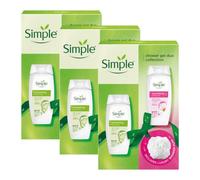 Simple Women's Shower Gel Duo Collection - Gift Set - 2 Piece | Size: 3 Pack