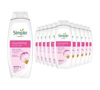 Simple Shower Gel Family Nourish 12x675ml Sensitive Skin Body Wash Pack