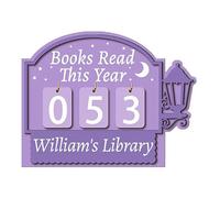 Simple Slide Design Wooden Trackers Reading Aid for Page Count School Library Readings Progress Aid