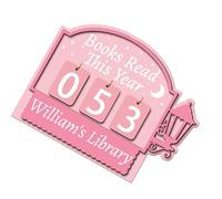 Simple Slide Design Wooden Trackers Reading Aid for Page Count School Library Readings Progress Trackers Aid Tool