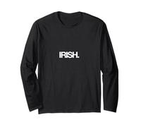 Simple Slogan Irish Pride St.Patrick's Day Graphic PAPL2124 Long Sleeve T-Shirt