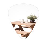 Simple small tea table Printed pick set - 12 pieces, thin, medium and thick guitar picks, suitable for guitar, bass, electric guitar and ukulele