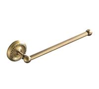Simple Small Toilet 29cm Long Antique Copper Towel Rod Single Base Retro Short Single Pole Frame, Antique Color