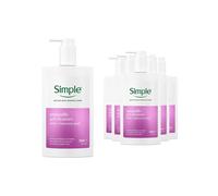 Simple Face Wash Cleanser Purify, Repair, Hydrate, Age Resist, Smooth+ Gel,240ml (6x Smooth+ Gel Facial Cleanser)