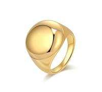 Simple Smooth High-End Curved Titanium Steel Ring, Men'S Fashionable And Personalized Jewelry