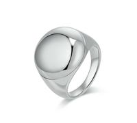 Simple Smooth High-End Curved Titanium Steel Ring, Men'S Fashionable And Personalized Jewelry