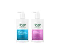 Simple Smooth+ & Hydrate+ Gel Facial Cleanser Bundle 240Ml In White White