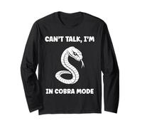 Simple Snake reptile quote can't talk i'm a Cobra Long Sleeve T-Shirt