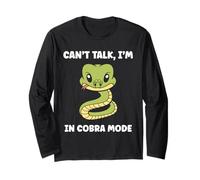 Simple Snake reptile quote can't talk i'm a Cobra Long Sleeve T-Shirt