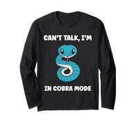 Simple Snake reptile quote can't talk i'm a Cobra Long Sleeve T-Shirt
