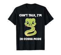 Simple Snake reptile quote can't talk i'm a Cobra T-Shirt