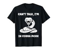 Simple Snake reptile quote can't talk i'm a Cobra T-Shirt