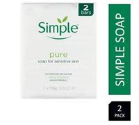 Simple Soap TwinPack (2x100g Bars) - PACK (24)