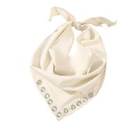 Simple Solid Color Fabric Headscarf With Metal Pin Ending For Women Men And Kids Multipurpose Hair Addition