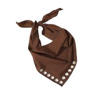 Simple Solid Color Fabric Headscarf With Metal Pin Ending For Women Men And Kids Multipurpose Hair Addition