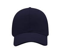 Simple Solid Plain Baseball Cap Adjustable Unisex Hat Breathable Cotton Headwear for Casual Outdoor Activities Daily Wear Travel Sports Golf Hiking Running Fishing Camping Walking Cycling Navy