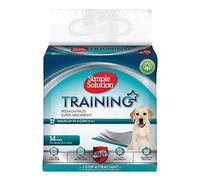 Simple Solution 1 x 14pads with Welari Thank You Card Premium Puppy Large 55x56cm Toilet Training Dog Matt (14pads) (1pack)