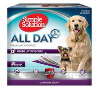 Simple Solution 6-Layer All Day Premium Dog Pads - Lavender Scent pack of 50