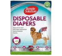 Simple Solution Disposable Diapers 12 Pack-Small