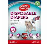 Simple Solution Disposable Diapers for Dogs - Small - Pack of 12