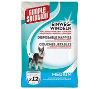 Simple Solution Disposable Dog Diapers Female Dogs Medium - 12 Pack