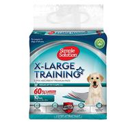 Simple Solution Extra Large Absorbent Premium Dog and Puppy Training Pads - Pack of 10 white