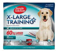 Simple Solution Extra Large Pee Pads For Dogs, Puppy Potty Training, Leak Proof Dog Pads, Pet Pee Pad, Disposable Puppy Pad, XLARGE 28"x30"