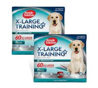 Simple Solution Extra Large Puppy Training Pads - Leak-Proof Potty Pads for Large Dogs - Absorbent and Disposable with Odor Control for Housebreaking - 28 x 30 Inches - 100 Count