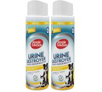 Simple Solution New Spray Technology Refill Urine Destroyer, Pet Stain and Odour Remover with Pro-bacteria Cleaning Power - 400ml (Pack of 2)