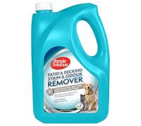 Simple Solution Patio & Decking Pet Stain and Odour Remover, Enzymatic Cleaner with Pro-Bacteria Cleaning Power - 4 Litre