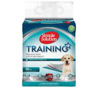 Simple Solution Premium Puppy Training Pads (Pack Of 56) Sky Blue (One Size)