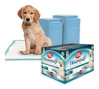 Simple Solution Super Absorbent Premium Dog and Puppy Training Pads Pack of 100. 55x56cm. Leak-proof 6 layer design. Anti-slip, odour-neutralising. Large 100 Pack