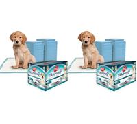 Simple Solution Super Absorbent Premium Dog and Puppy Training Pads Pack of 200. 55x56cm. Leak-proof 6 layer design. Anti-slip, odour-neutralising. Large 100 Pack