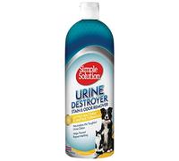 Simple Solution Urine Destroyer Enzymatic Cleaner | Pet Stain and Odor Remover with 2X Pro-bacteria Cleaning Power | 32 Ounces