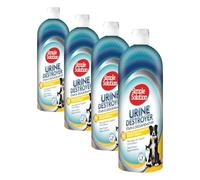 Simple Solution Urine Destroyer Enzymatic Cleaner, Pet Stain and Odour Remover with Pro-bacteria Cleaning Power - 1 Ltrs (Pack of 4)