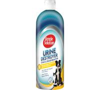 Simple Solution Urine Destroyer Enzymatic Cleaner, Pet Stain and Odour Remover with Pro-bacteria Cleaning Power - 1 Ltrs