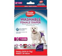 Simple Solution Washable Dog Nappy - Female - Size S, 1 Piece